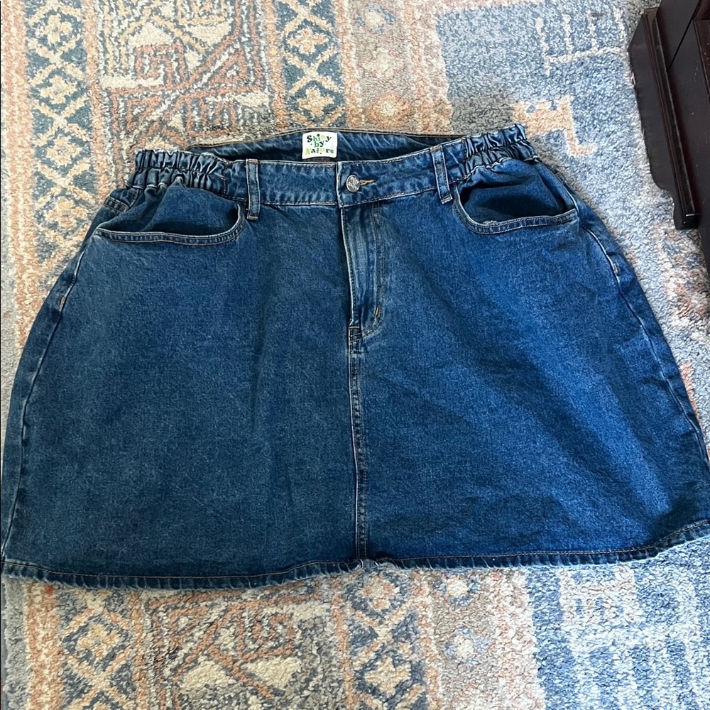 Denim Mini Skirt